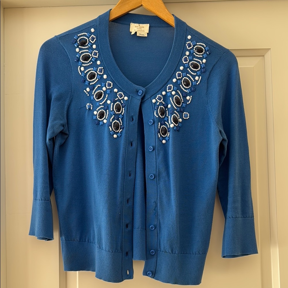 Kate Spade ♠️ Beaded Sweater